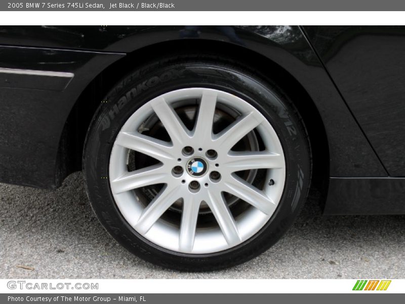 Jet Black / Black/Black 2005 BMW 7 Series 745Li Sedan