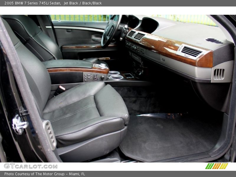 Jet Black / Black/Black 2005 BMW 7 Series 745Li Sedan