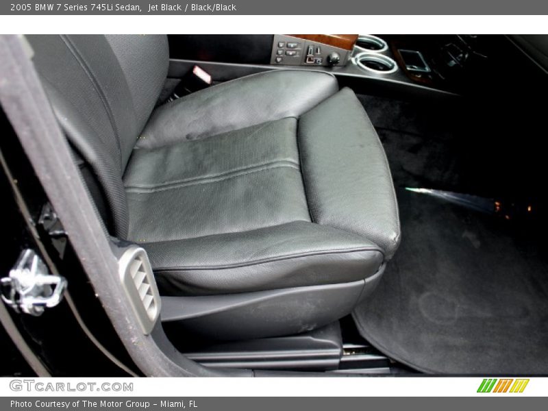 Jet Black / Black/Black 2005 BMW 7 Series 745Li Sedan
