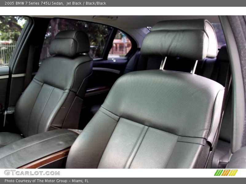 Jet Black / Black/Black 2005 BMW 7 Series 745Li Sedan