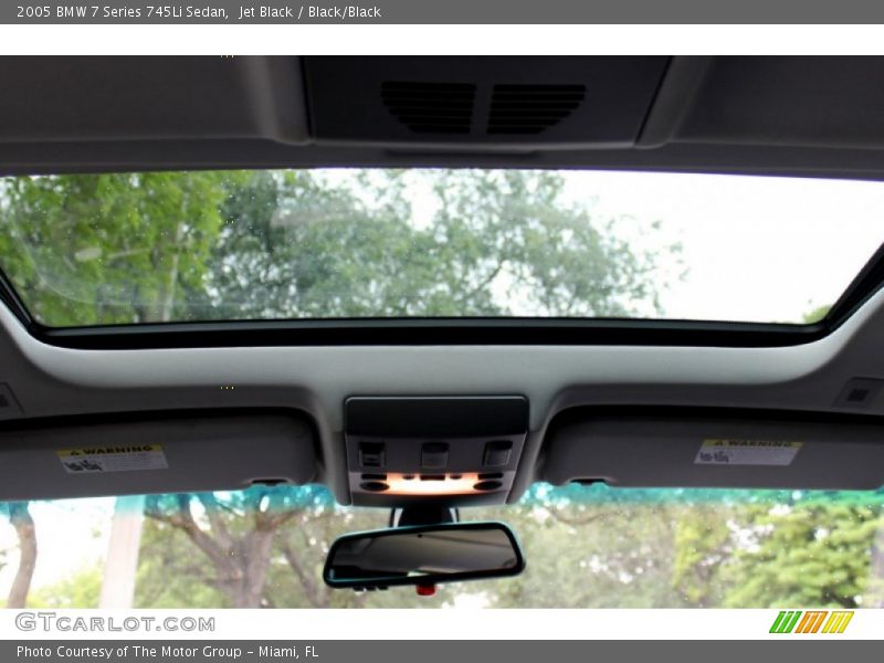 Jet Black / Black/Black 2005 BMW 7 Series 745Li Sedan