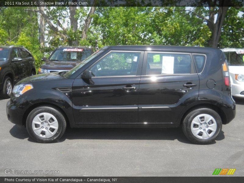 Shadow Black / Black Cloth 2011 Kia Soul 1.6