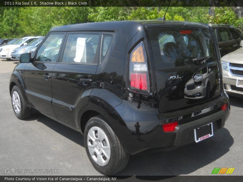 Shadow Black / Black Cloth 2011 Kia Soul 1.6