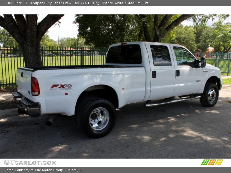 Oxford White / Medium Flint 2006 Ford F350 Super Duty Lariat Crew Cab 4x4 Dually