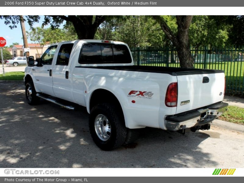 Oxford White / Medium Flint 2006 Ford F350 Super Duty Lariat Crew Cab 4x4 Dually