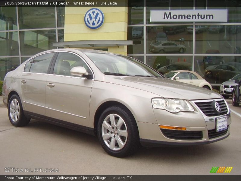 Wheat Beige / Pure Beige 2006 Volkswagen Passat 2.0T Sedan