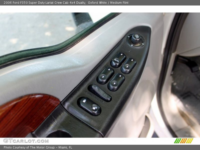 Oxford White / Medium Flint 2006 Ford F350 Super Duty Lariat Crew Cab 4x4 Dually