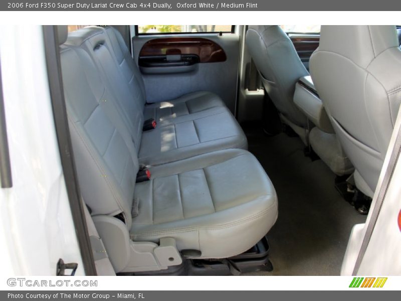 Oxford White / Medium Flint 2006 Ford F350 Super Duty Lariat Crew Cab 4x4 Dually