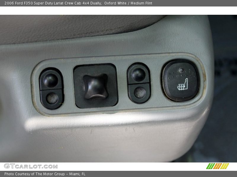 Oxford White / Medium Flint 2006 Ford F350 Super Duty Lariat Crew Cab 4x4 Dually