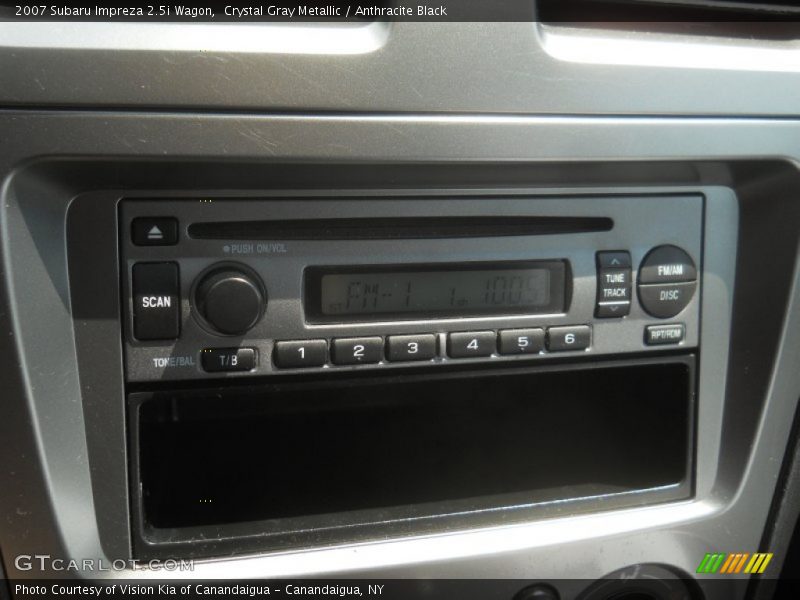 Crystal Gray Metallic / Anthracite Black 2007 Subaru Impreza 2.5i Wagon