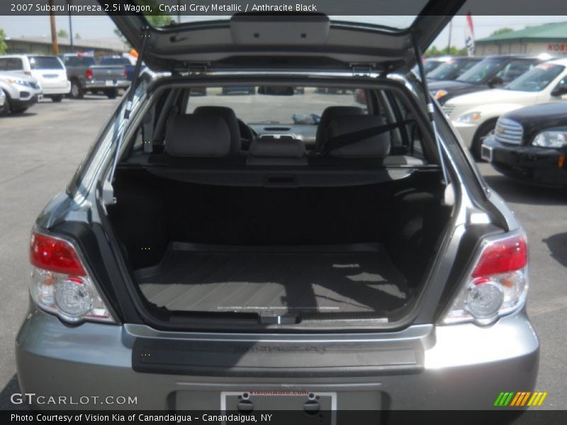 Crystal Gray Metallic / Anthracite Black 2007 Subaru Impreza 2.5i Wagon