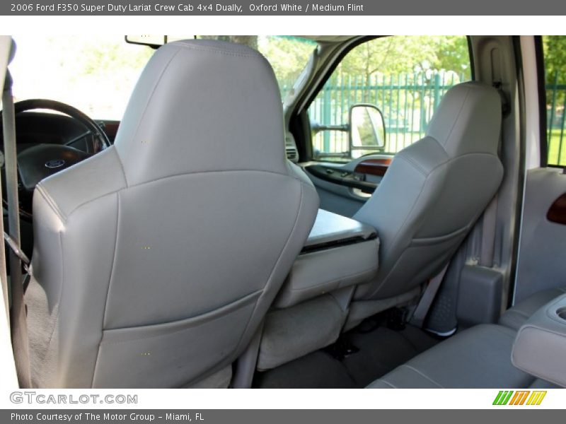 Oxford White / Medium Flint 2006 Ford F350 Super Duty Lariat Crew Cab 4x4 Dually