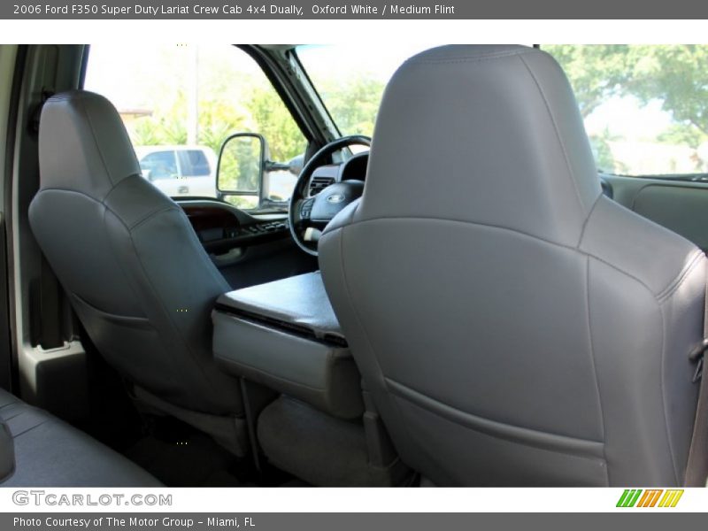 Oxford White / Medium Flint 2006 Ford F350 Super Duty Lariat Crew Cab 4x4 Dually
