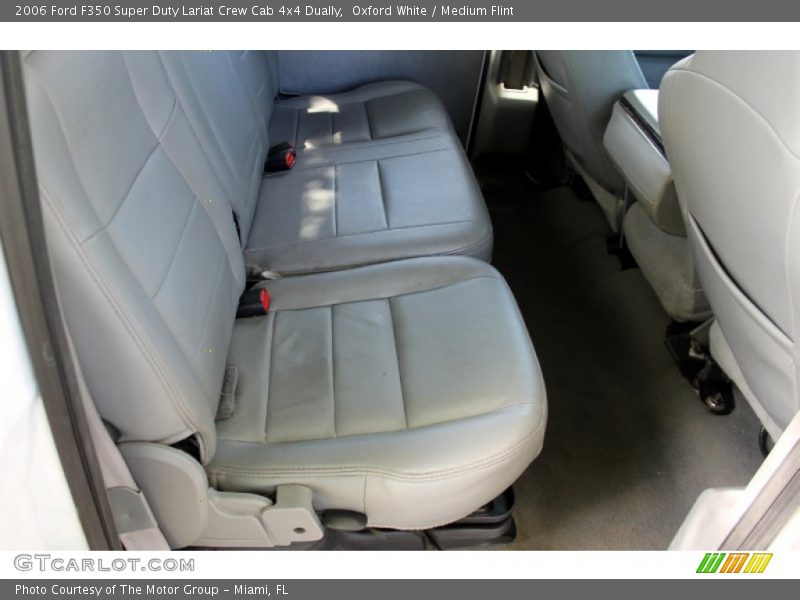 Oxford White / Medium Flint 2006 Ford F350 Super Duty Lariat Crew Cab 4x4 Dually