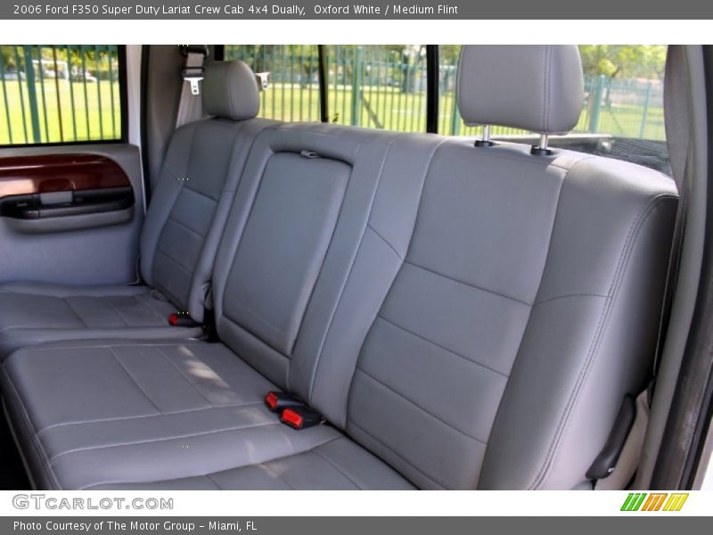 Oxford White / Medium Flint 2006 Ford F350 Super Duty Lariat Crew Cab 4x4 Dually