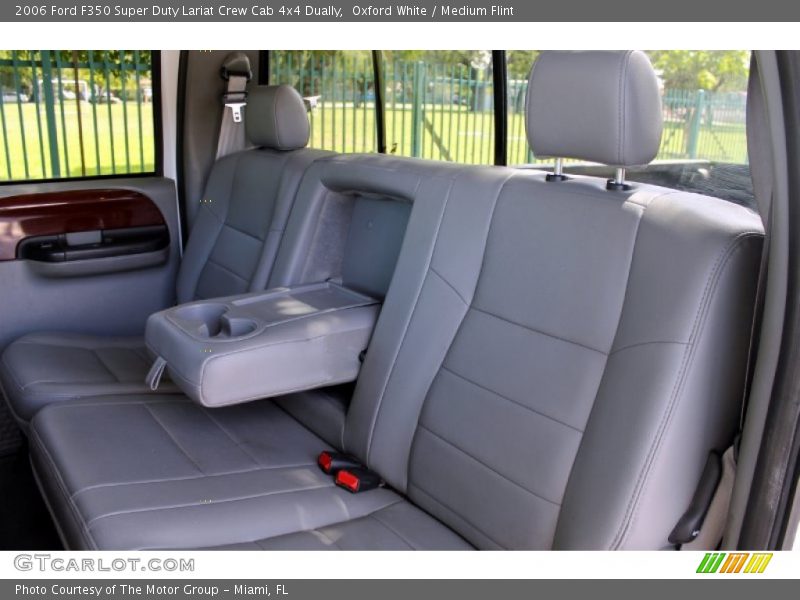 Oxford White / Medium Flint 2006 Ford F350 Super Duty Lariat Crew Cab 4x4 Dually