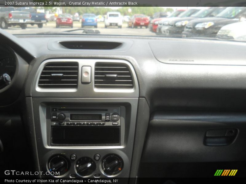 Crystal Gray Metallic / Anthracite Black 2007 Subaru Impreza 2.5i Wagon