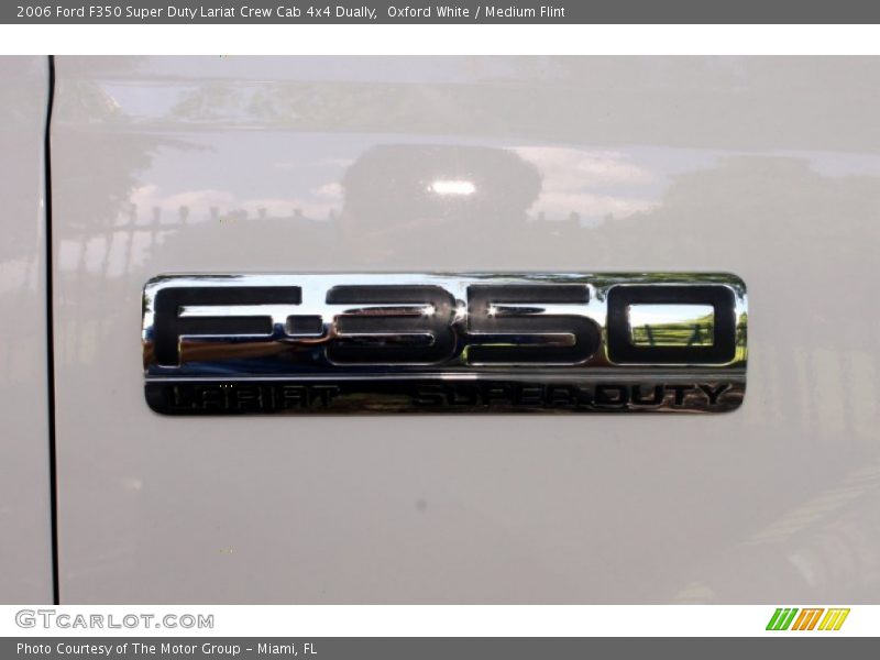 Oxford White / Medium Flint 2006 Ford F350 Super Duty Lariat Crew Cab 4x4 Dually