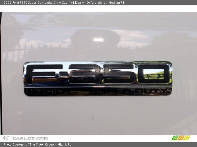 Oxford White / Medium Flint 2006 Ford F350 Super Duty Lariat Crew Cab 4x4 Dually
