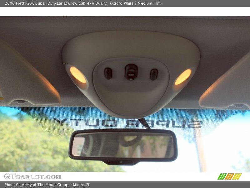 Oxford White / Medium Flint 2006 Ford F350 Super Duty Lariat Crew Cab 4x4 Dually