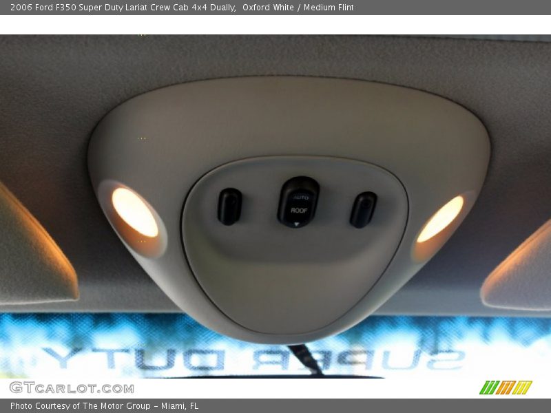 Oxford White / Medium Flint 2006 Ford F350 Super Duty Lariat Crew Cab 4x4 Dually