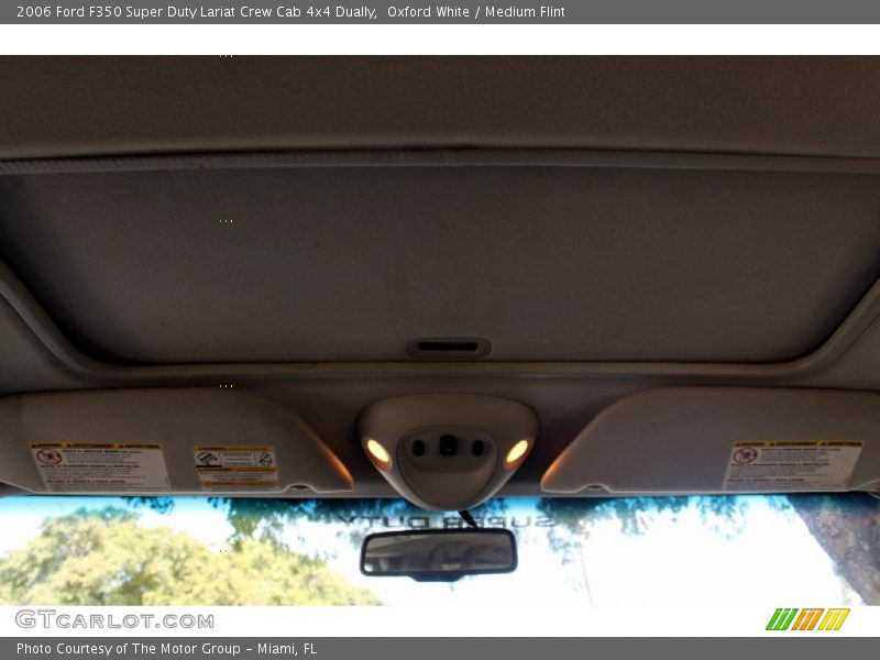 Oxford White / Medium Flint 2006 Ford F350 Super Duty Lariat Crew Cab 4x4 Dually
