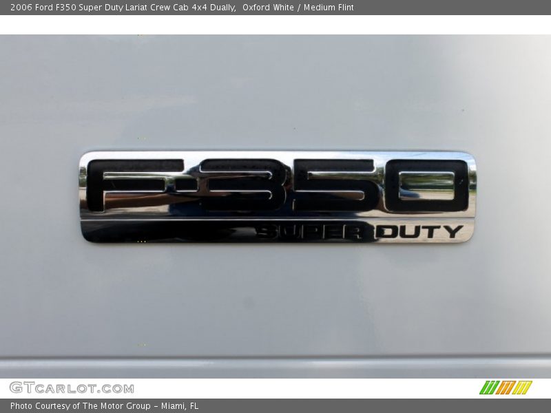 Oxford White / Medium Flint 2006 Ford F350 Super Duty Lariat Crew Cab 4x4 Dually