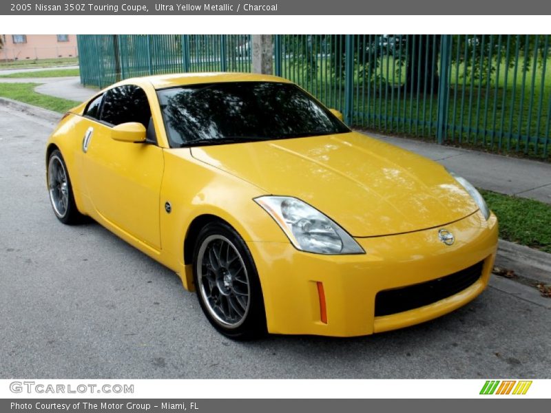 Ultra Yellow Metallic / Charcoal 2005 Nissan 350Z Touring Coupe