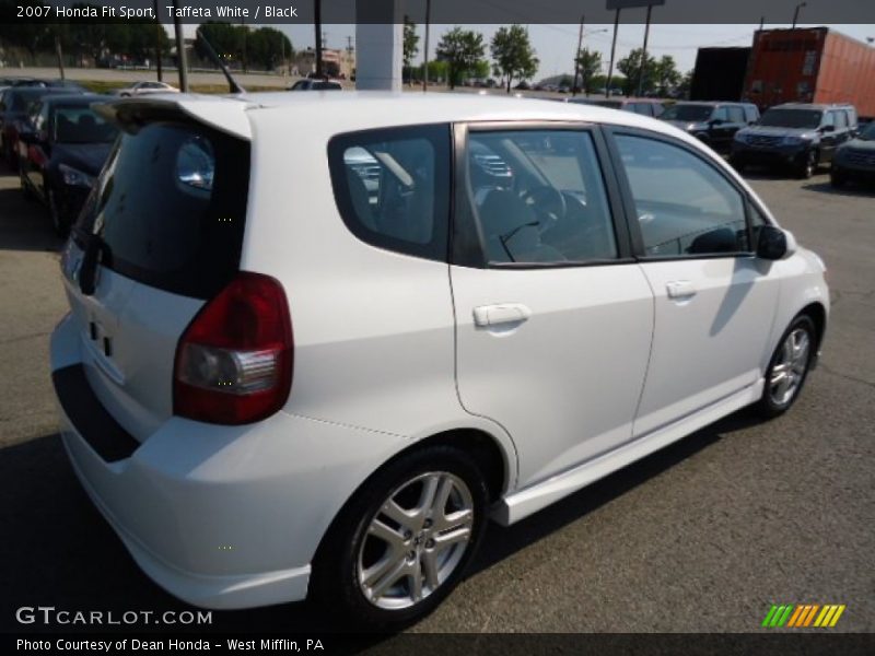 Taffeta White / Black 2007 Honda Fit Sport