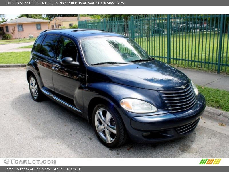 Midnight Blue Pearlcoat / Dark Slate Gray 2004 Chrysler PT Cruiser GT