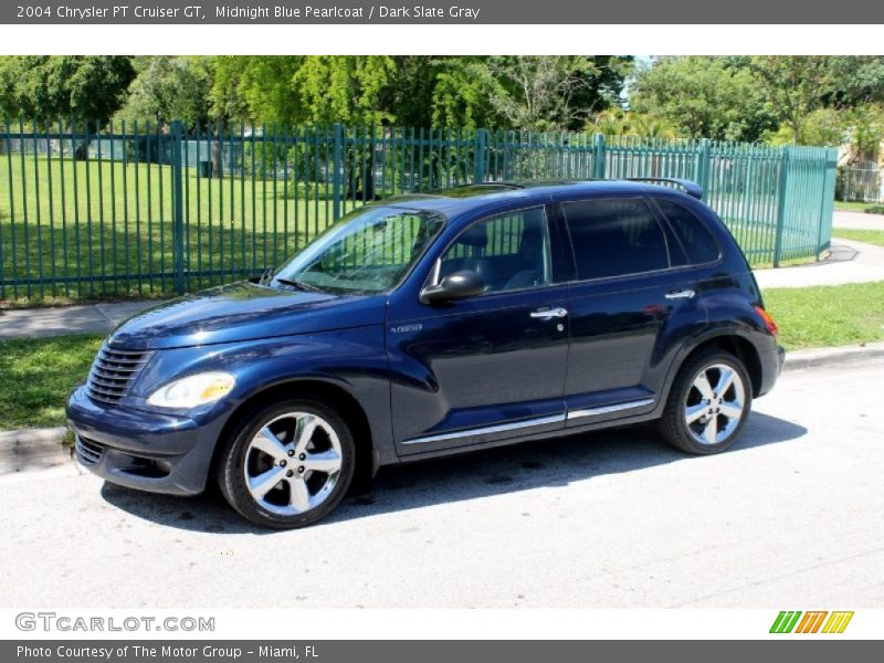 Midnight Blue Pearlcoat / Dark Slate Gray 2004 Chrysler PT Cruiser GT