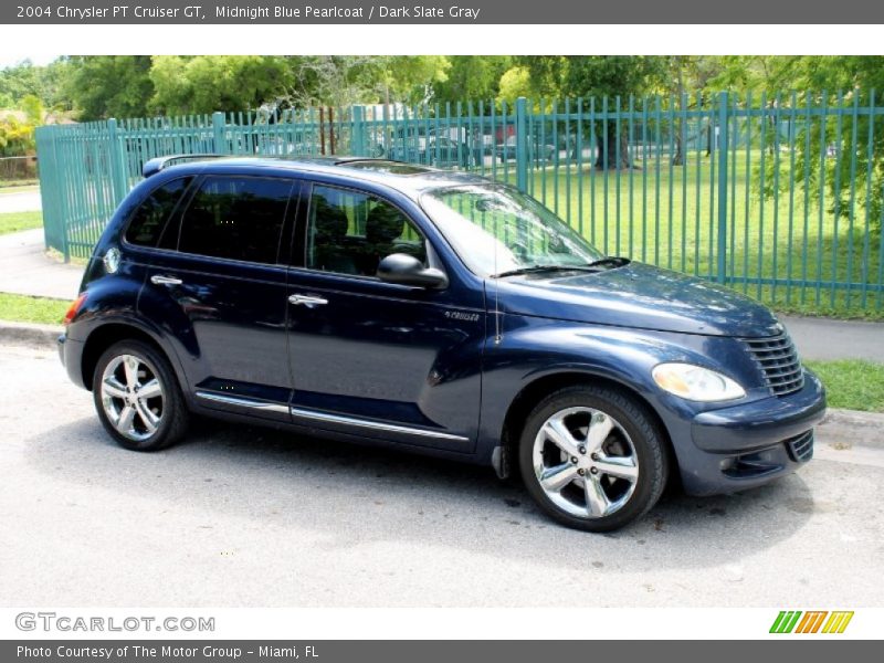 Midnight Blue Pearlcoat / Dark Slate Gray 2004 Chrysler PT Cruiser GT