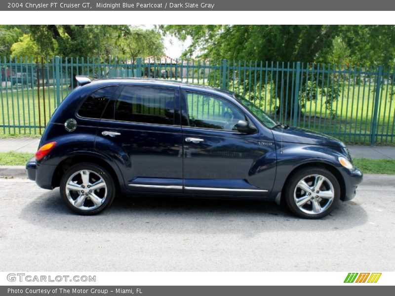 Midnight Blue Pearlcoat / Dark Slate Gray 2004 Chrysler PT Cruiser GT