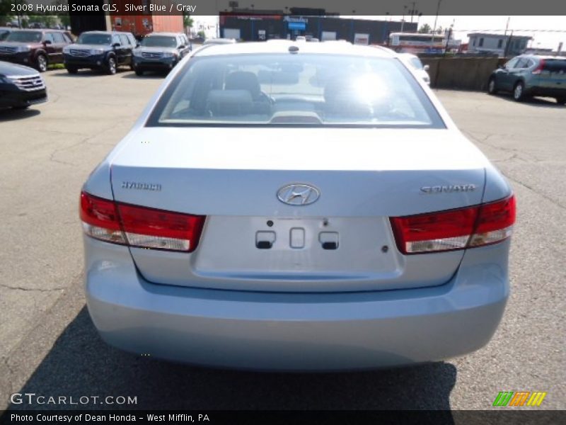 Silver Blue / Gray 2008 Hyundai Sonata GLS