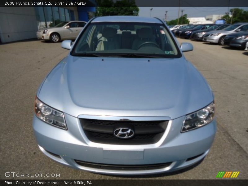 Silver Blue / Gray 2008 Hyundai Sonata GLS