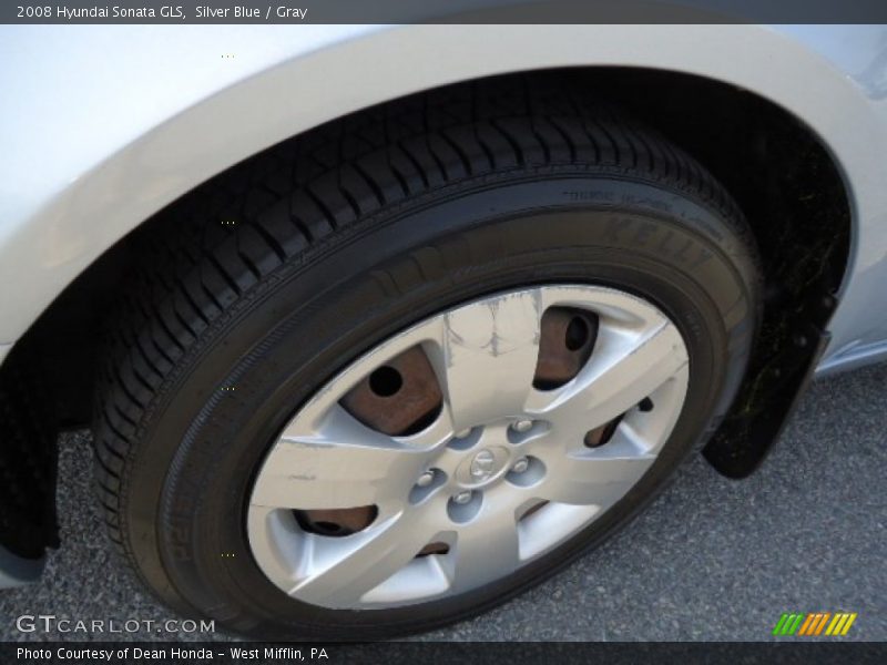 Silver Blue / Gray 2008 Hyundai Sonata GLS