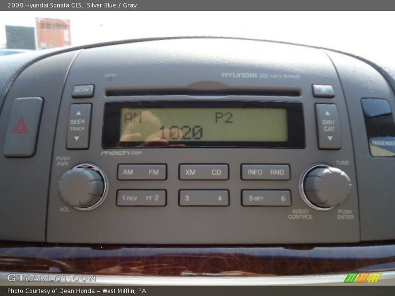 Silver Blue / Gray 2008 Hyundai Sonata GLS