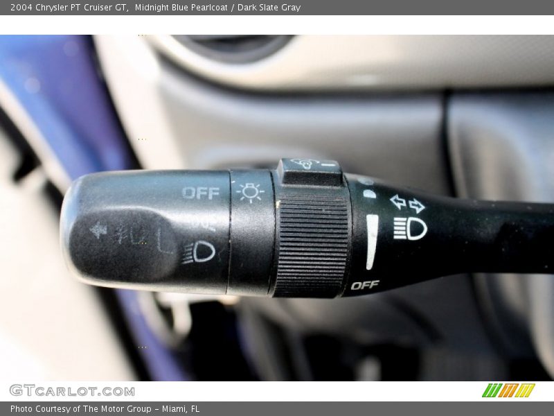 Controls of 2004 PT Cruiser GT