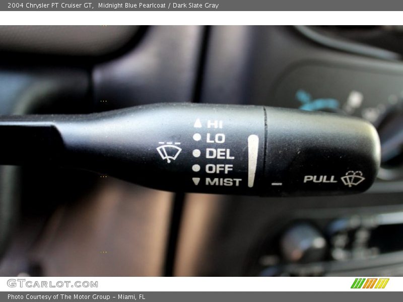 Controls of 2004 PT Cruiser GT