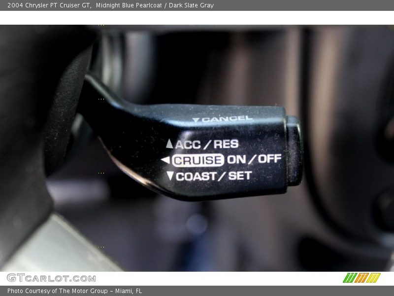 Controls of 2004 PT Cruiser GT