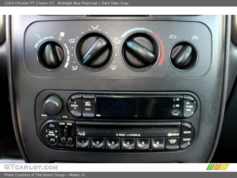 Controls of 2004 PT Cruiser GT