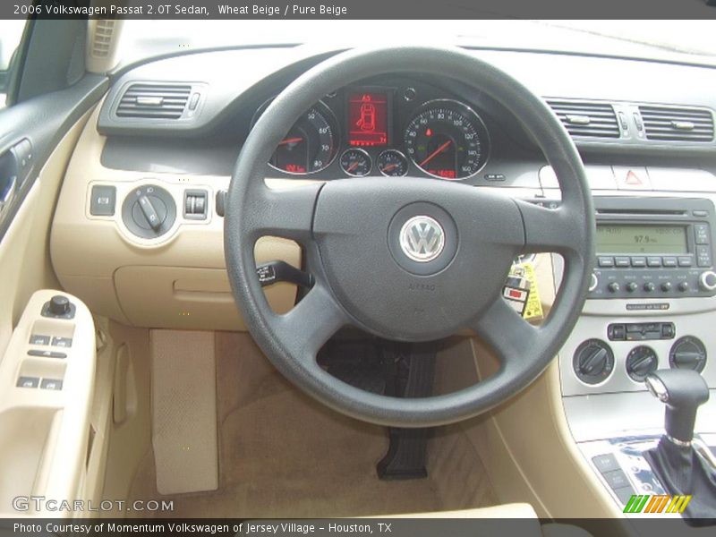 Wheat Beige / Pure Beige 2006 Volkswagen Passat 2.0T Sedan