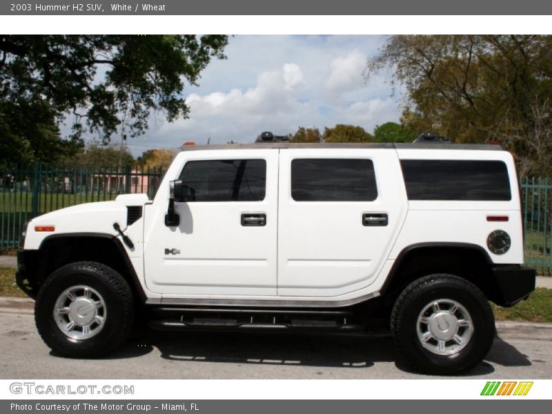  2003 H2 SUV White