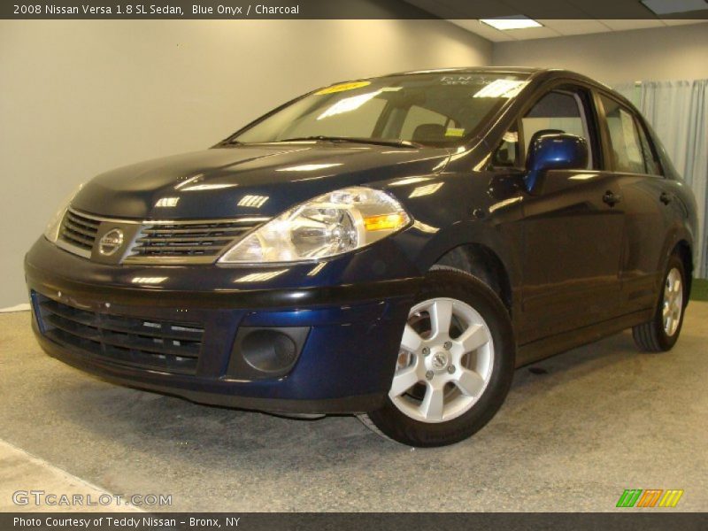 Blue Onyx / Charcoal 2008 Nissan Versa 1.8 SL Sedan