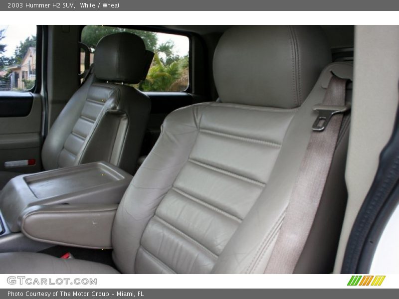 White / Wheat 2003 Hummer H2 SUV