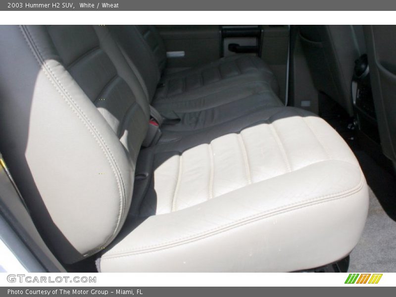 White / Wheat 2003 Hummer H2 SUV