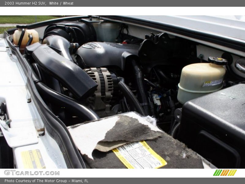  2003 H2 SUV Engine - 6.0 Liter OHV 16V Vortec V8