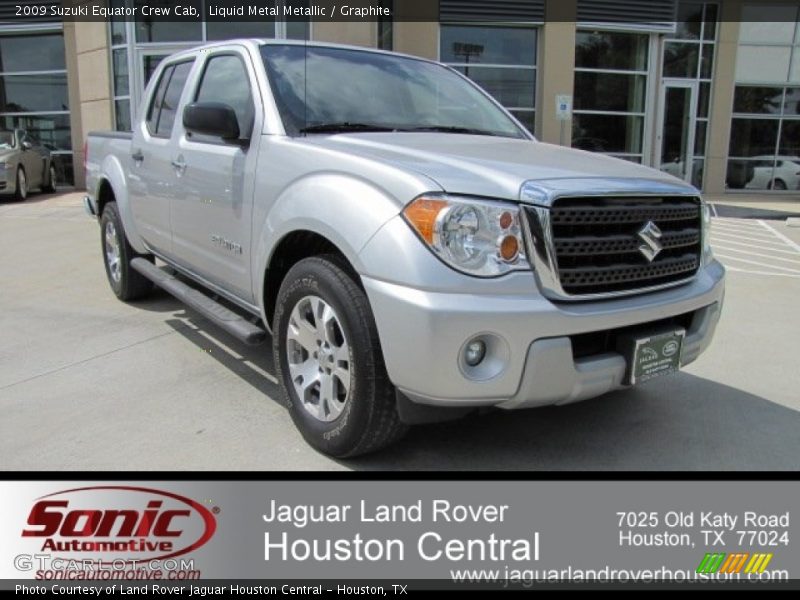 Liquid Metal Metallic / Graphite 2009 Suzuki Equator Crew Cab