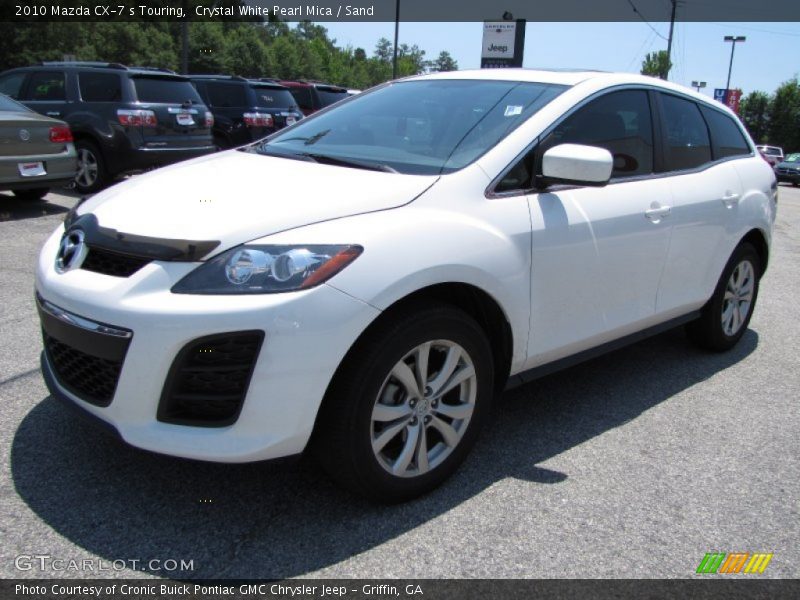Crystal White Pearl Mica / Sand 2010 Mazda CX-7 s Touring