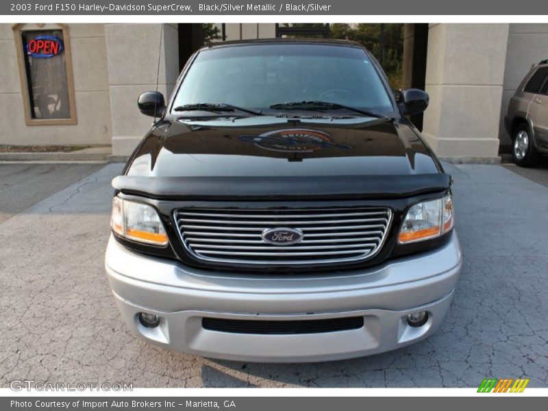 Black/Silver Metallic / Black/Silver 2003 Ford F150 Harley-Davidson SuperCrew
